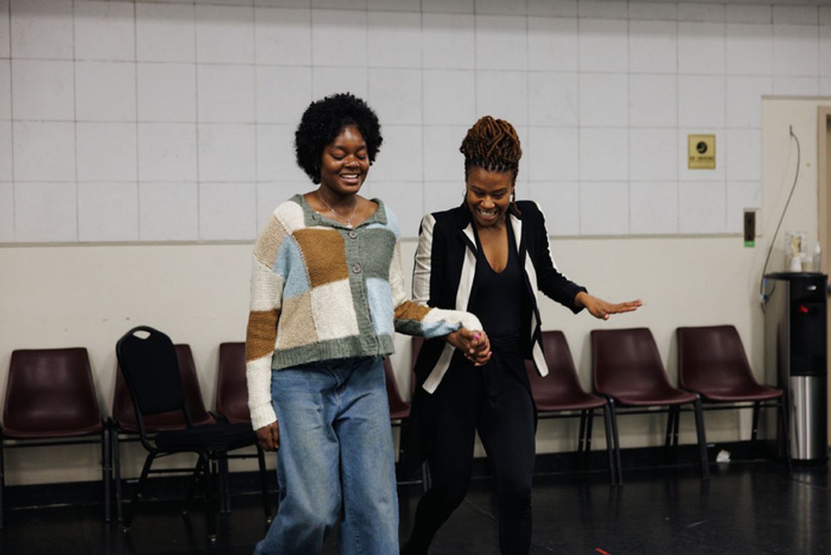 Christina Sajous and a Garden of Dreams performer at 