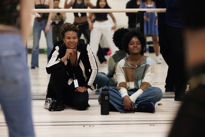 Christina Sajous and a Garden of Dreams performer Photo