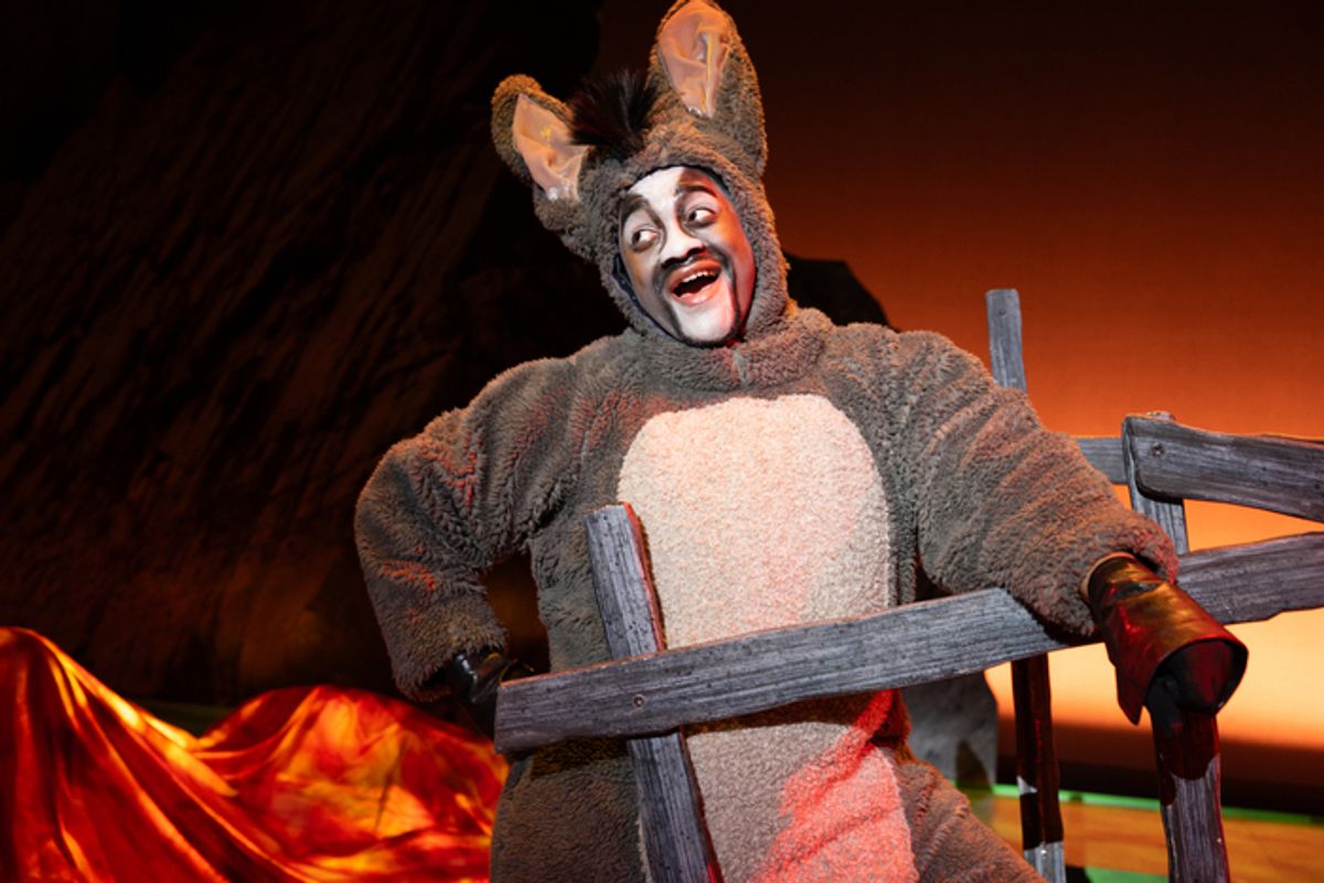 Naphtali Yaakov Curry as Donkey in Shrek The Musical at 