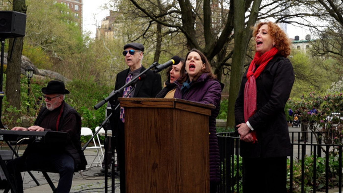 Photos: Inside NYC's Annual Commemoration Of The Warsaw Ghetto Uprising Photos: Inside NYC's Annual Commemoration Of The Warsaw Ghetto Uprising Image
