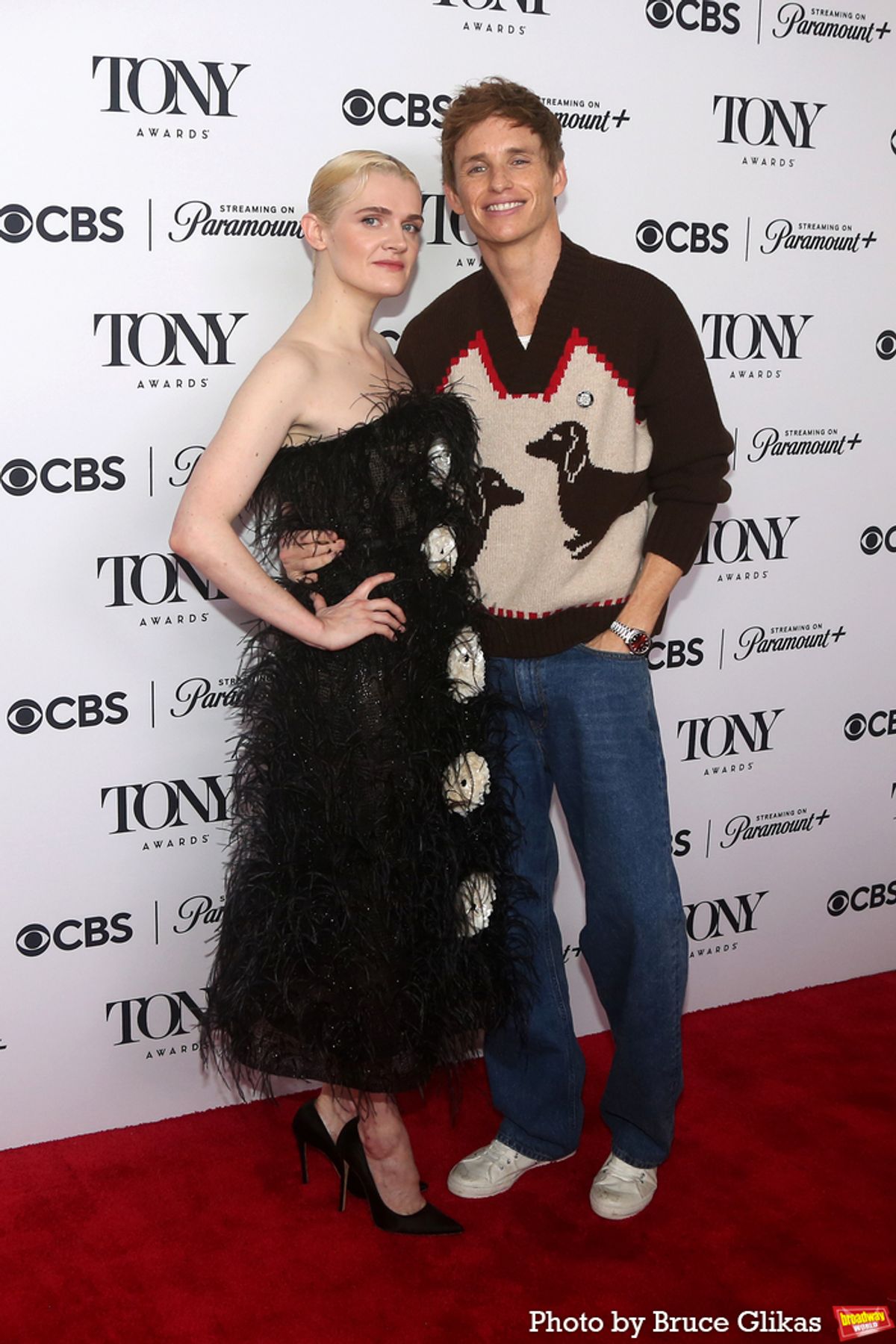 Gayle Rankin and Eddie Redmayne at 