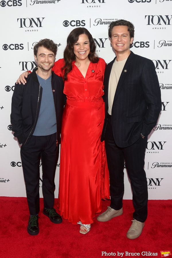 Daniel Radcliffe, Lindsay Mendez and Jonathan Groff  Photo