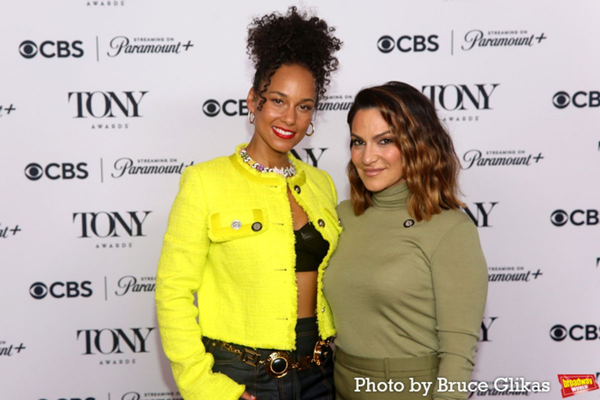 Alicia Keys and Shoshana Bean at 