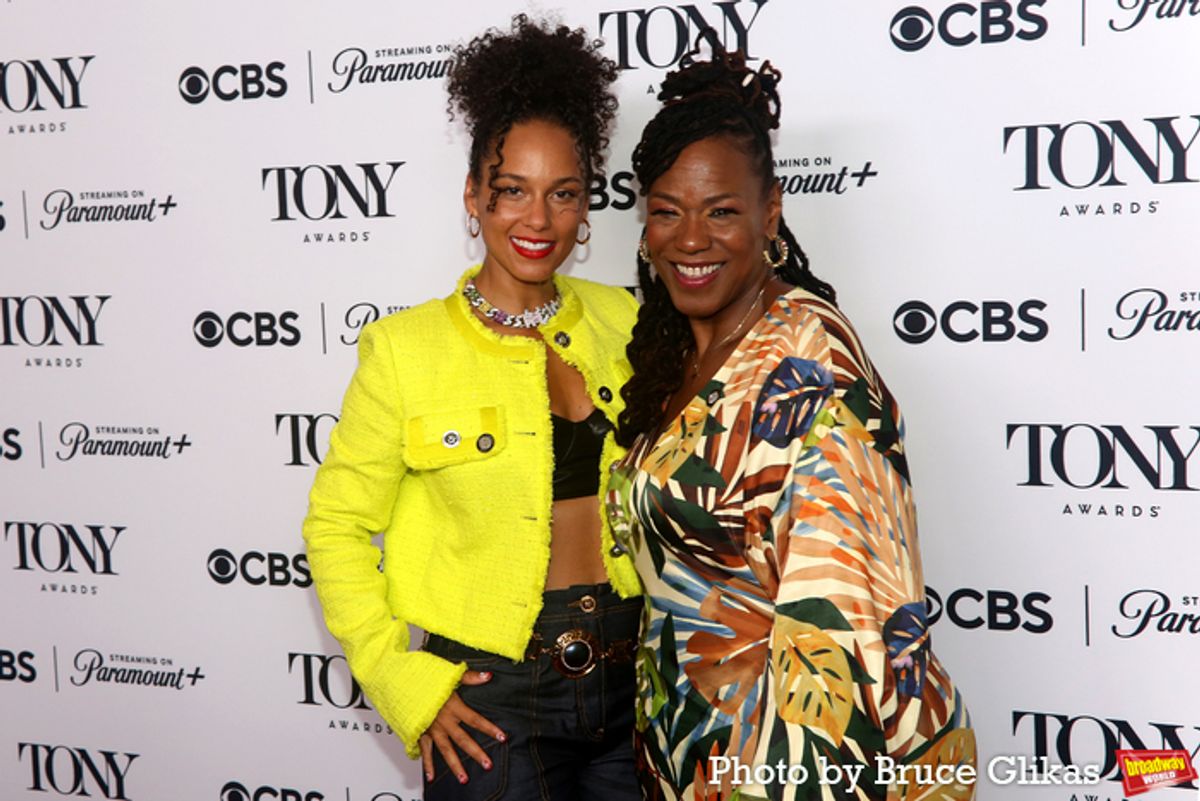 Alicia Keys and Kecia Lewis at 