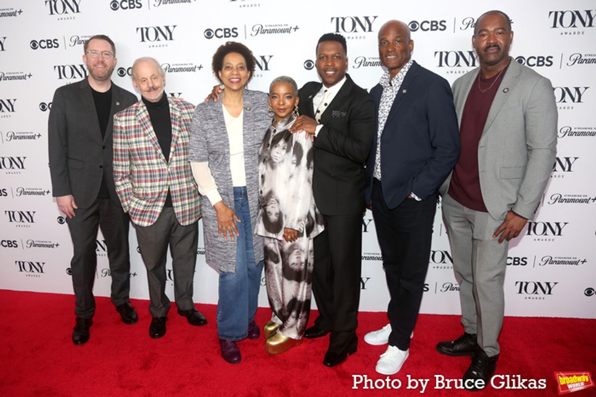 'Purlie Victorious: A Non-Confederate Romp Through the Cotton Patch' Hunter Arnold, Jeffrey Richards, Hasna Muhammad Davis, Kara Young, Leslie Odom Jr and Emilio Sosa at 