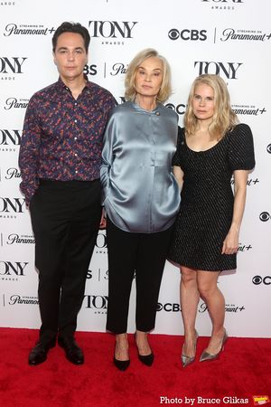 Jim Parsons, Jessica Lange and Celia Keenan-Bolger  Photo