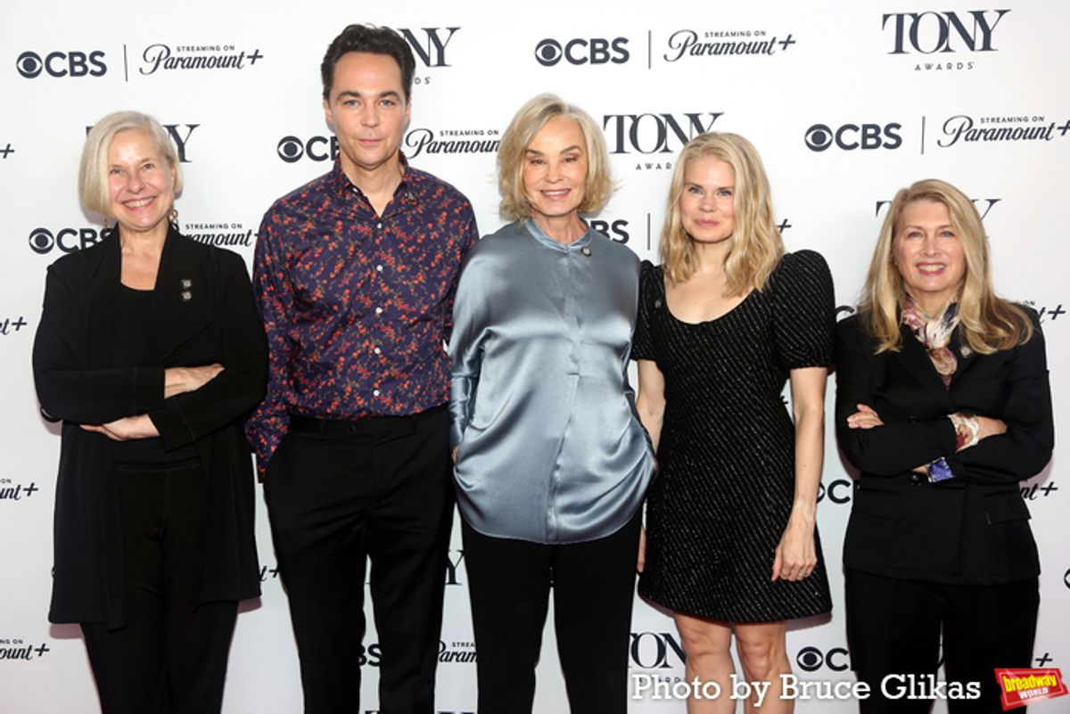 'Mothers Play' Lisa Lawer Post, Jim Parsons, Jessica Lange, Celia Keenan-Bolger and Carole Rothman  at 