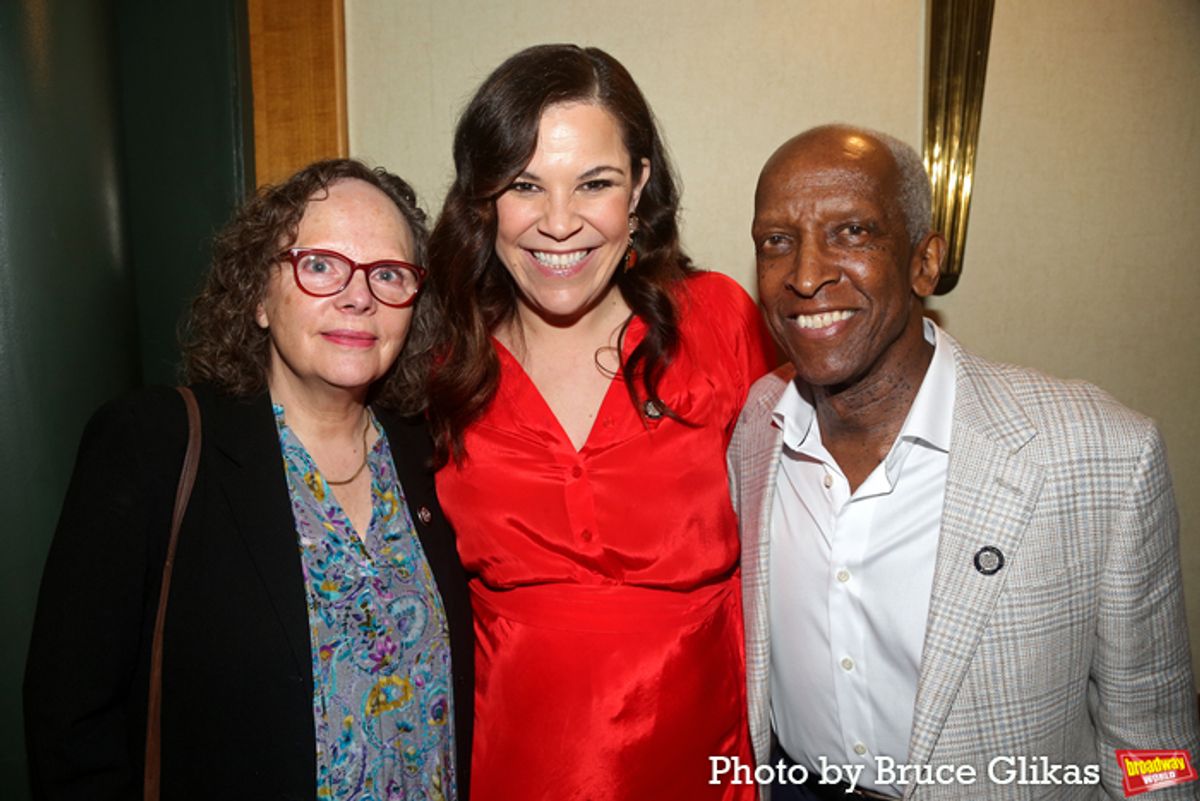 Maryann Plunkett, Lindsay Mendez and Dorian Harewood at 