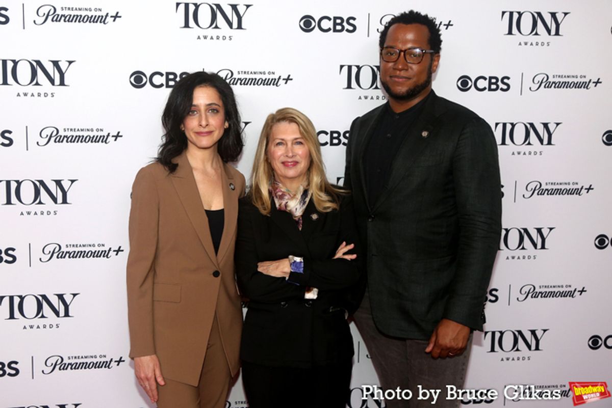 Lila Neugebauer, Carole Rothman and Branden Jacobs-Jenkins at 
