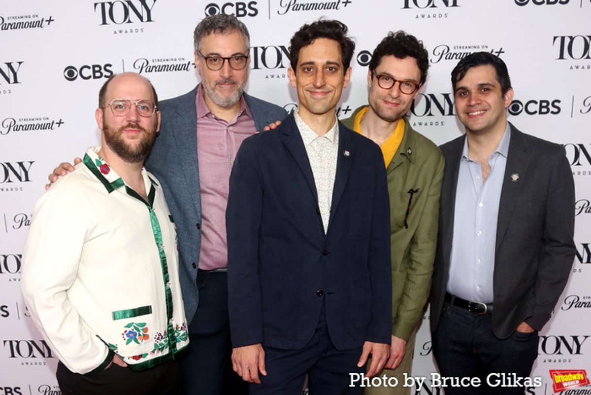 Orin Wolf, Greg Nobile, Justin Peck, Timo Andres and Brandon Stirling Baker at 