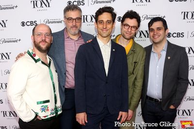 Orin Wolf, Greg Nobile, Justin Peck, Timo Andres and Brandon Stirling Baker Photo