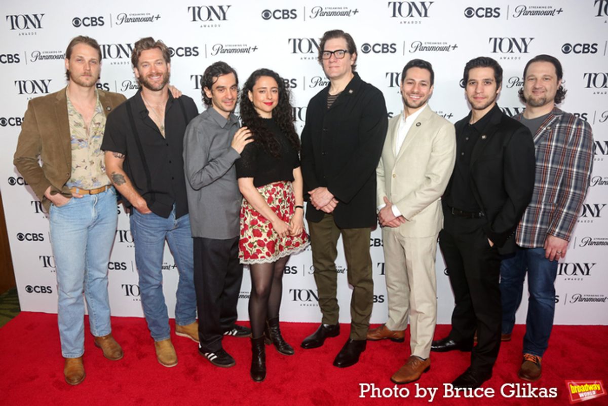 ''The Outsiders'' Zach Chance, Jonathan Clay, Justin Levine, Danya Taymor, Adam Rapp, Jeff Kuperman, Rick Kuperman and Matt Hinkley at 