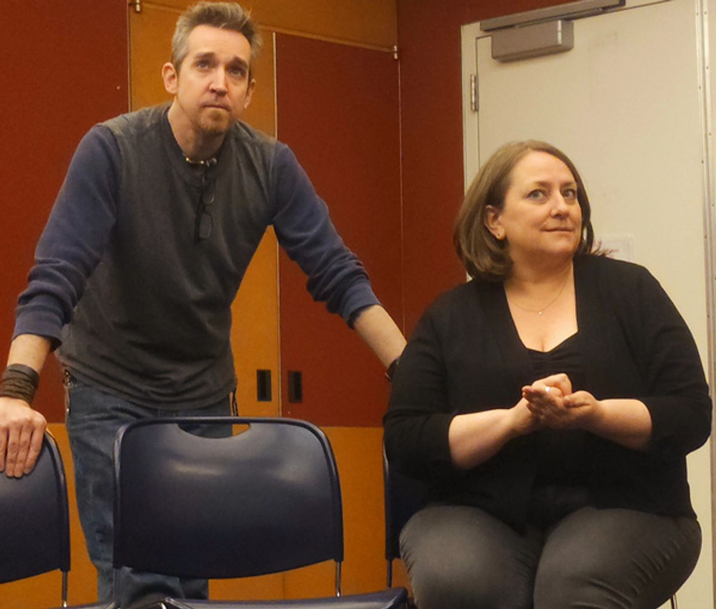 Photos: In Rehearsal With Retro Productions BETTYE AND THE JOCKETTES SPINNING RECORDS AT THE HOLIDAY INN  Image