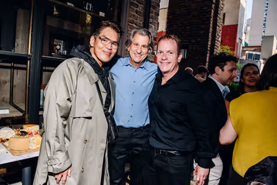 Clint Ramos, David Rockwell and guest Photo
