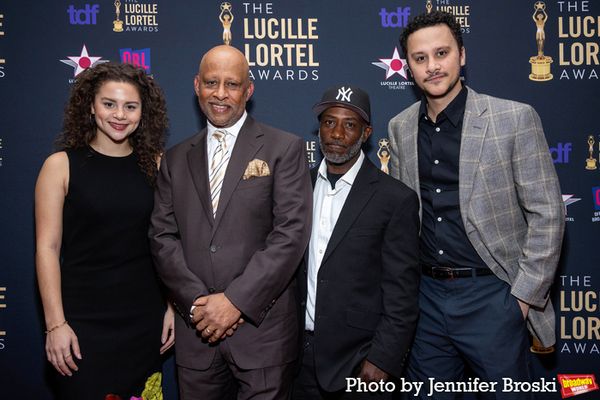 Lily Santiago, Ruben Santiago-Hudson, Ruben Santiago III, Trey Santiago-Hudson,  Photo