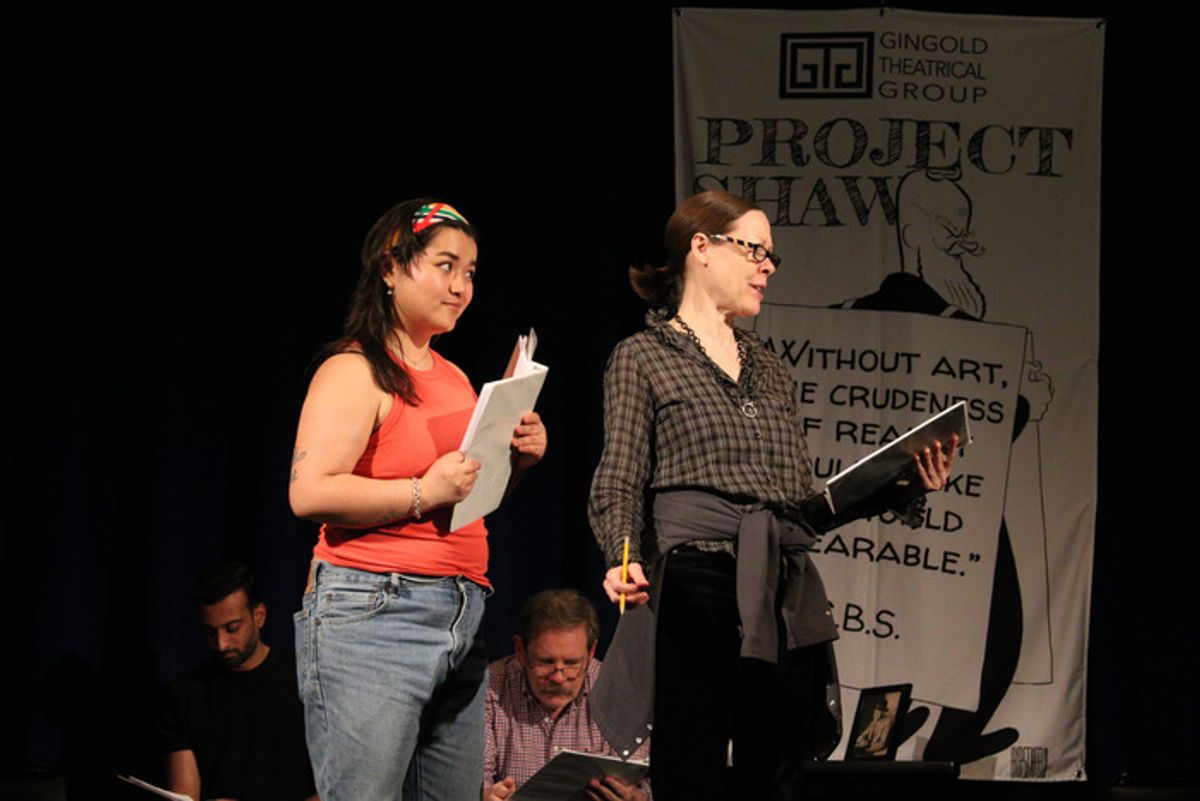 Evie Shuckman, Veanne Cox at 