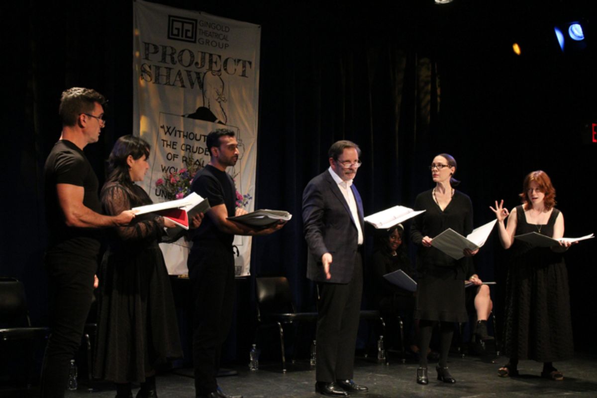 Dan Domingues, Evie Shuckman, Vishaal Reddy, Thomas Jay Ryan, Veanne Cox, Susannah Perkins at 