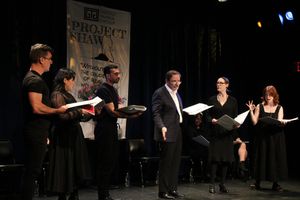 Dan Domingues, Evie Shuckman, Vishaal Reddy, Thomas Jay Ryan, Veanne Cox, Susannah Pe Photo