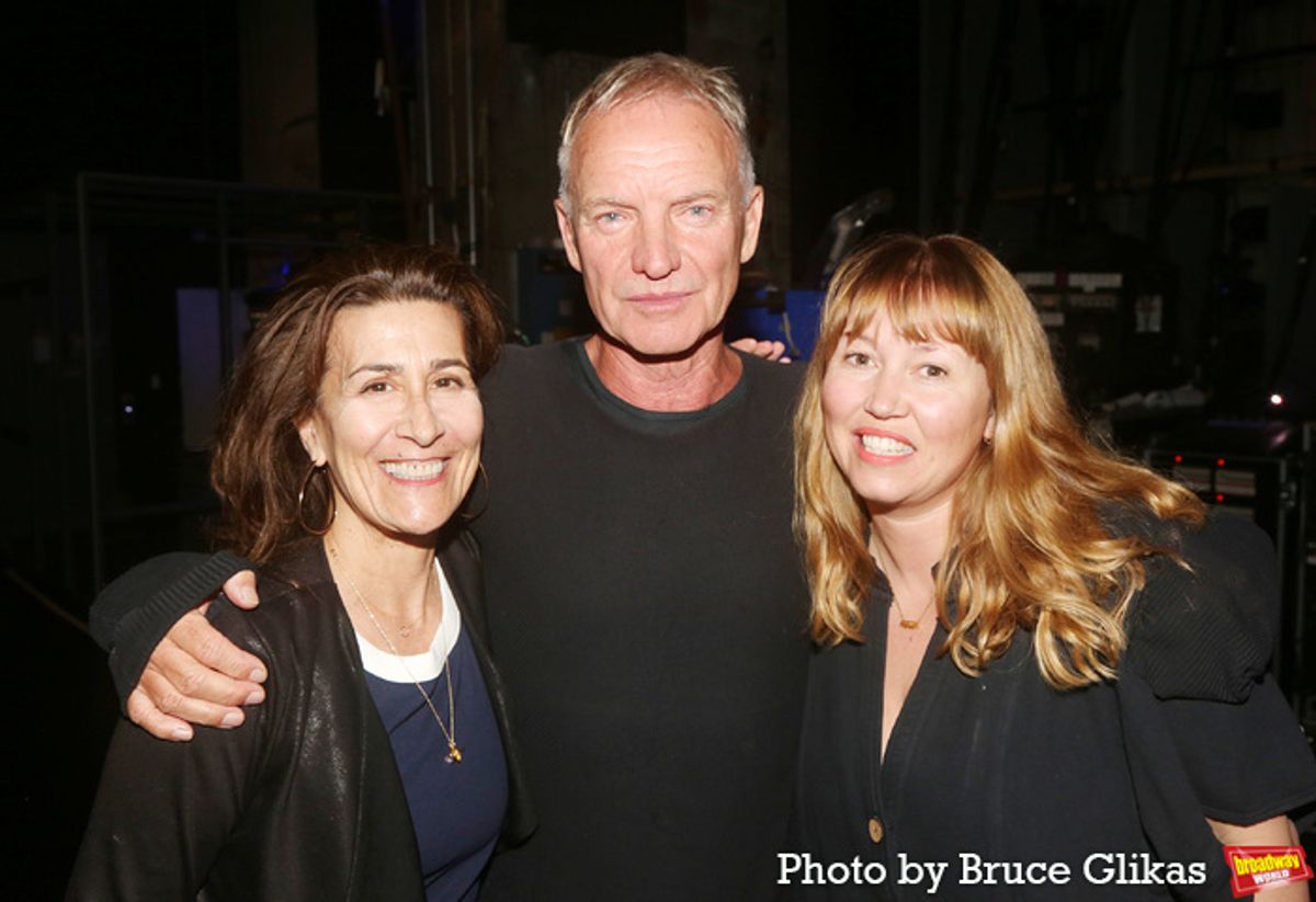 New York City Center Creative Advisor Jeanine Tesori, Composer Sting and Director/Choreographer Kate Prince  at 