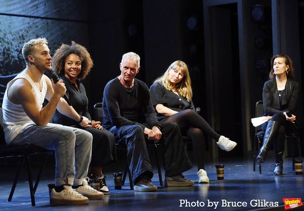 Associate Choreographer/Dancer Lukas McFarlane, Dancer Natasha Gooden, Composer Sting Photo