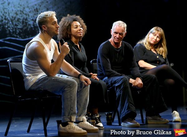 Associate Choreographer/Dancer Lukas McFarlane, Dancer Natasha Gooden, Composer Sting Photo