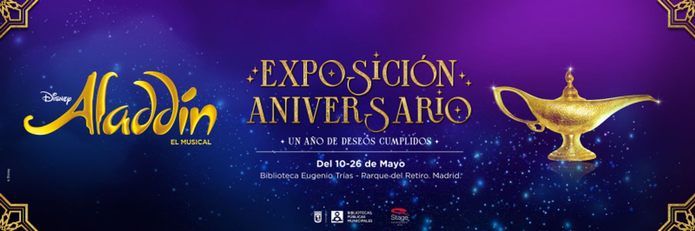 ALADDÍN celebra su aniversario con una exposición en Madrid  Image