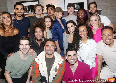 Hannah Waddingham & The cast of "& Juliet" Photo