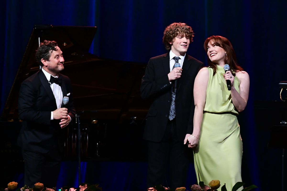 Christopher Fitzgerald, Ethan Turby, Claire Leyden at 