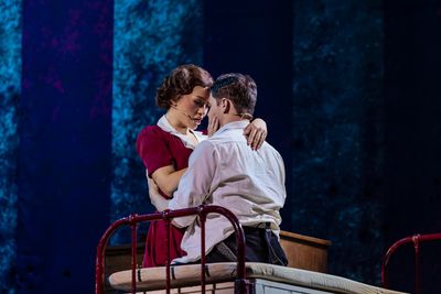 Jeremy Jordan and Frances Mayli McCann Photo