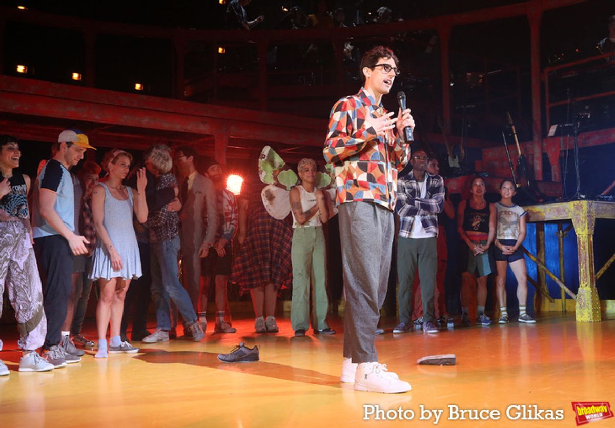 Justin Peck and The Cast of 'Illinoise' at 