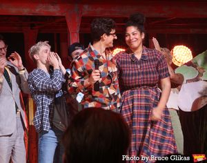 Justin Peck, Jackie Sibblies Drury and The Cast of "Illinoise" Photo