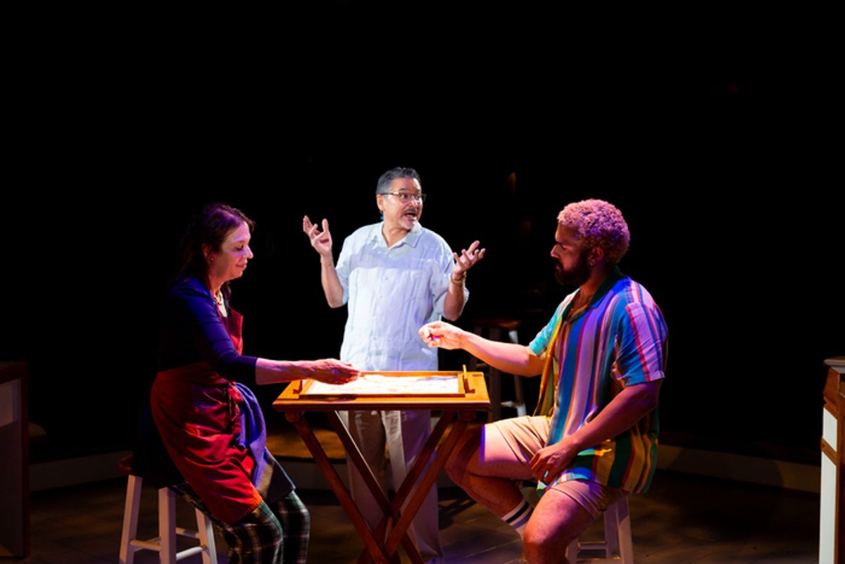 Melinda Lopez, Al Rodrigo and Joel Perez  at 