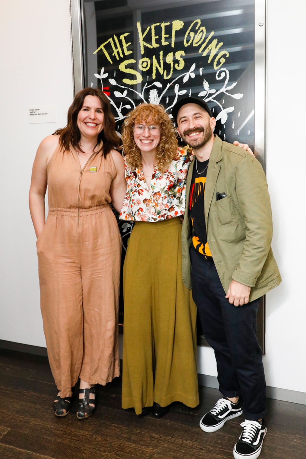 Caitlin Sullivan, Cate McCrea and Andrew Rovner at 