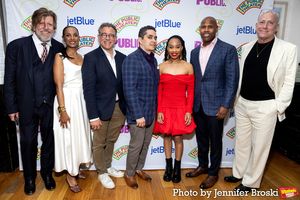 Oskar Eustis, Yrthya Dinzey-Flores, Michael Greif, Kristoffer Diaz, Camille A. Brown, Mychal Harrison, Patrick Willingham @ BroadwayWorld Oskar Eustis, Yrthya Dinzey-Flores, Michael Greif, Kristoffer Diaz, Camille A. Brown, Photo