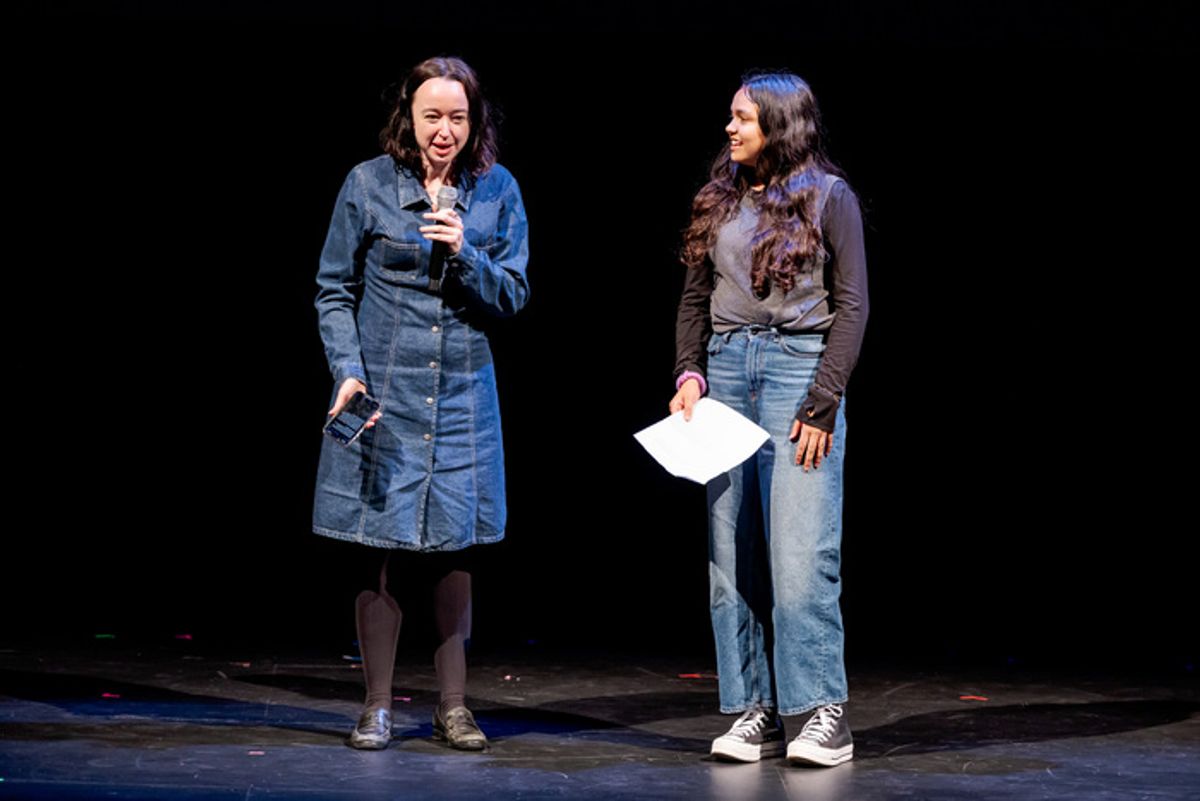 Lily Houghton and Emma Perez Maturen at 