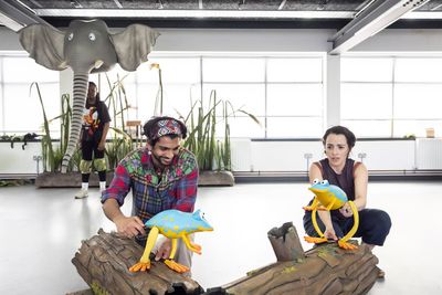 Joanna Adaran, Nuwan Hugh Perera, Audrey Brisson Photo