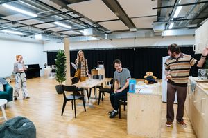 Stacey Dooley, Donna Air, Joe McFadden, James Buckley Photo