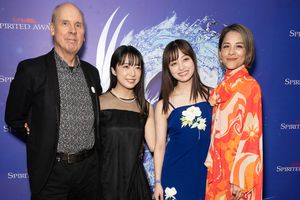 Kanna Hashimoto, Mone Kamichiraishi, John Caird, Maoko Imai @ BroadwayWorld Kanna Hashimoto, Mone Kamichiraishi, John Caird, Maoko Imai Photo