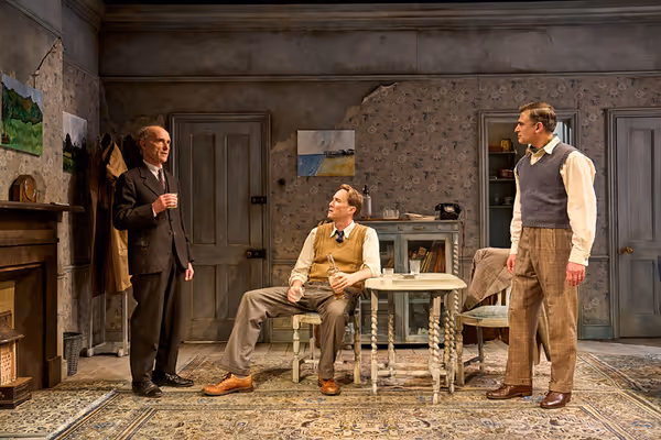 Finbar Lynch, Oliver Chris, Marc Elliott Photo