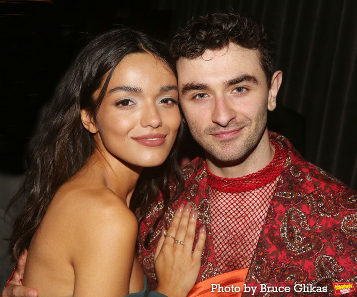 Rachel Zegler and Ricky Ubeda at 