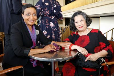 Brenda Pressley and Mia Katigbak Photo