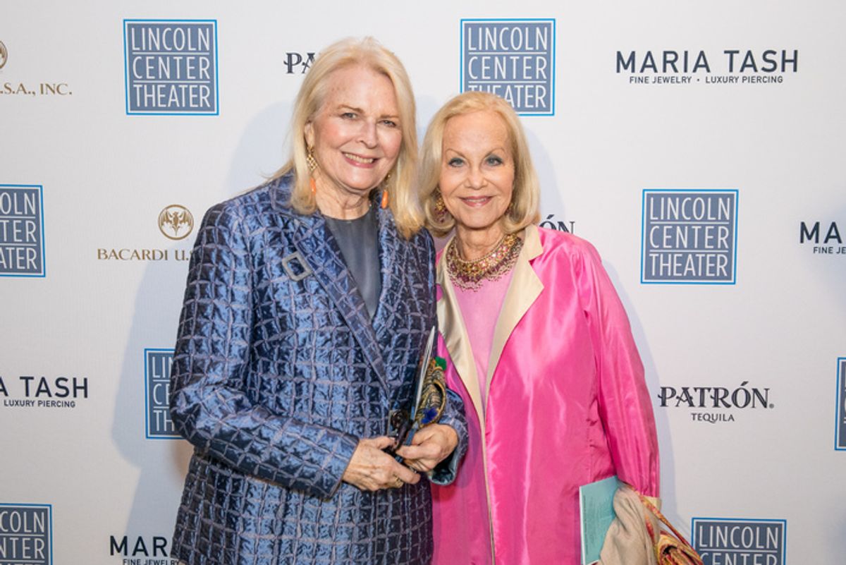 Candice Bergen and Linda LeRoy Janklow at 