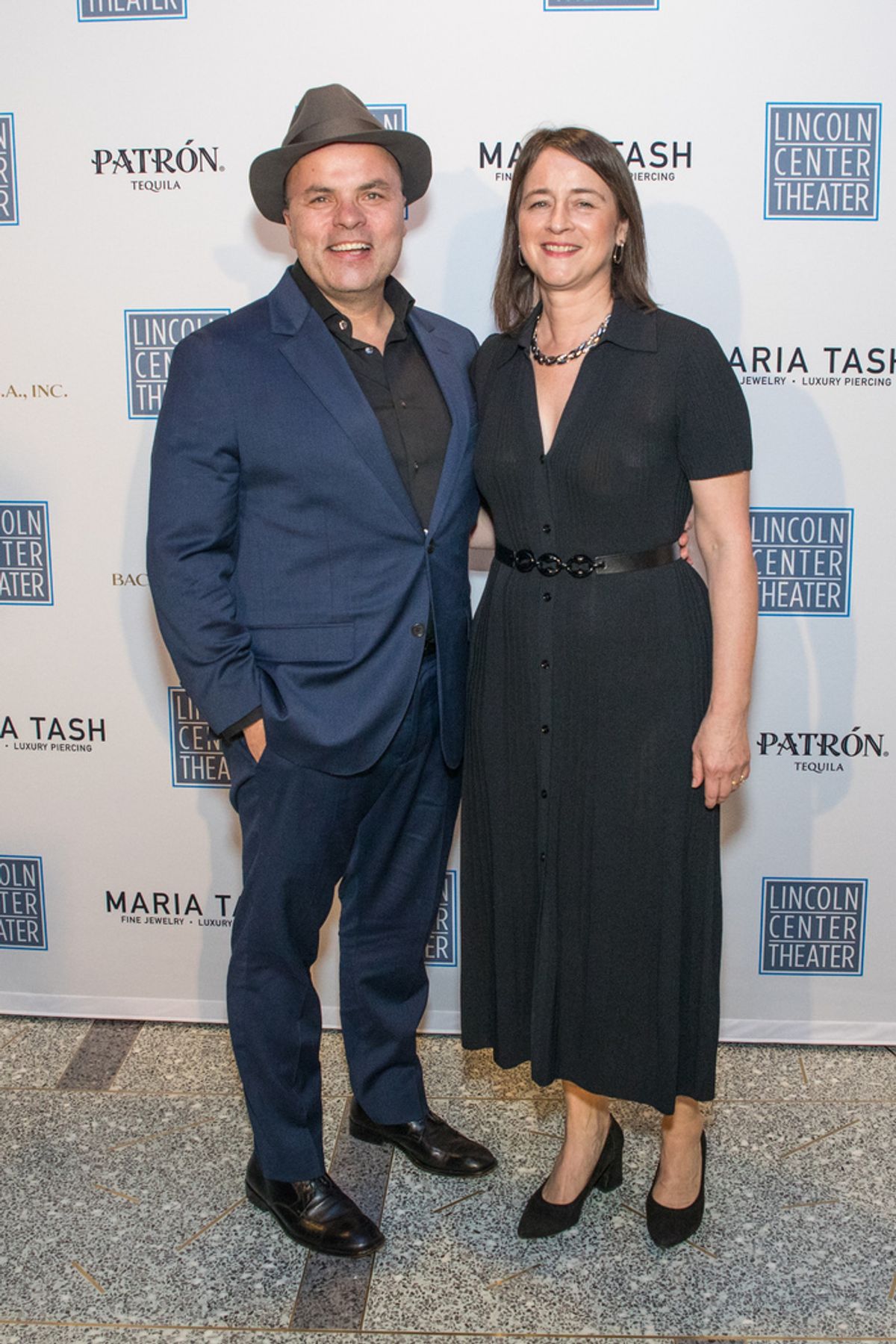 J.T. Rogers and Rebecca Ashley at 