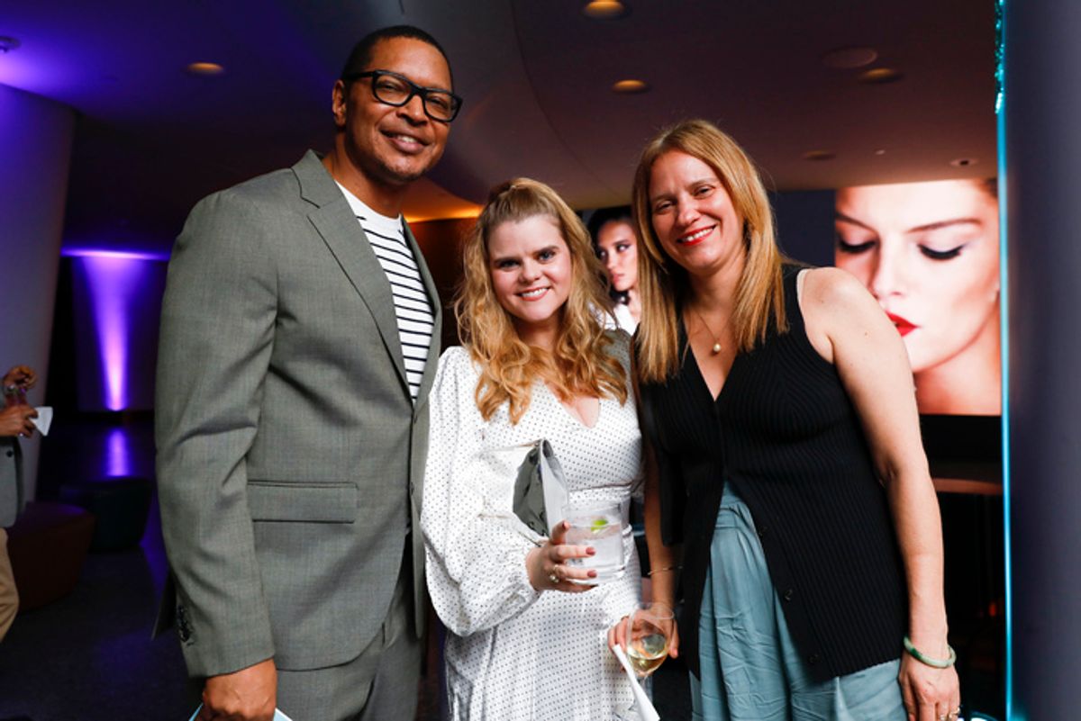 Justin Ellington, Miriam Kelleher and Emily Rebholz at 