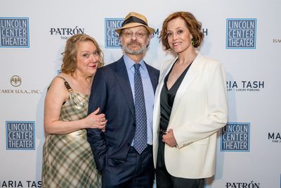 Kristine Nielsen, David Hyde Pierce and Sigourney Weaver Photo