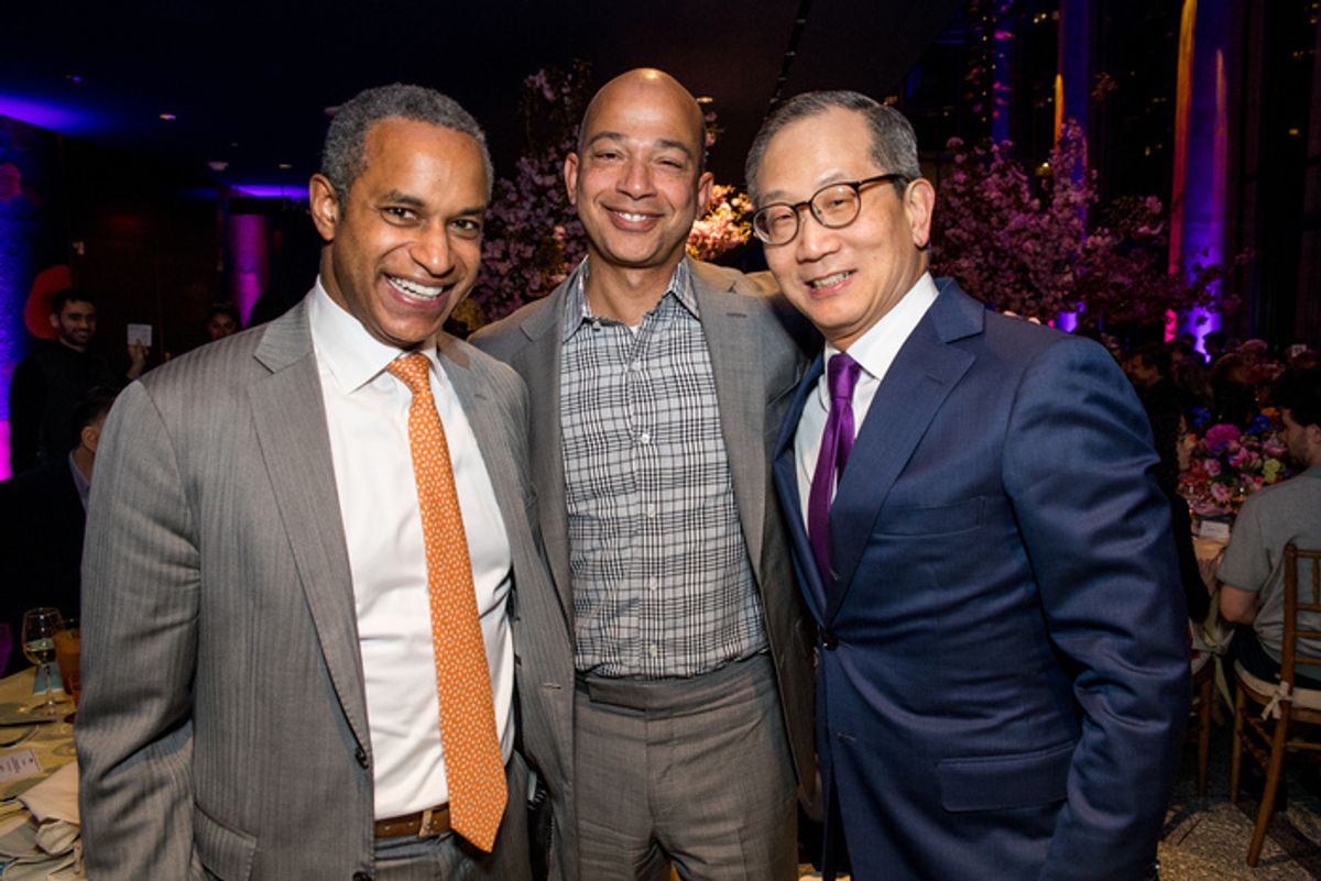 Michael Roberts, Scott Mills and Kewsong Lee at 