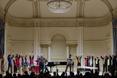 Keita Ogawa, Lawrence Craig, Sho Kuon, Edward W. Hardy, and the Japan Choral Harmony  Photo