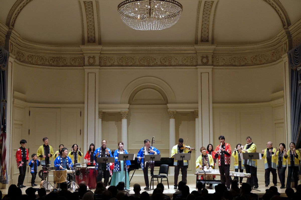 Keita Ogawa, Lawrence Craig, Sho Kuon, Yuko Tsuda, Andy Lin, Edward W. Hardy, Yoshiaki Okawa, and the Japan Choral Harmony (TOMO) at 