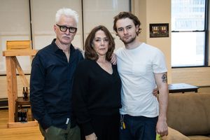 John Slattery, Talia Balsam, and Harry Slattery Photo