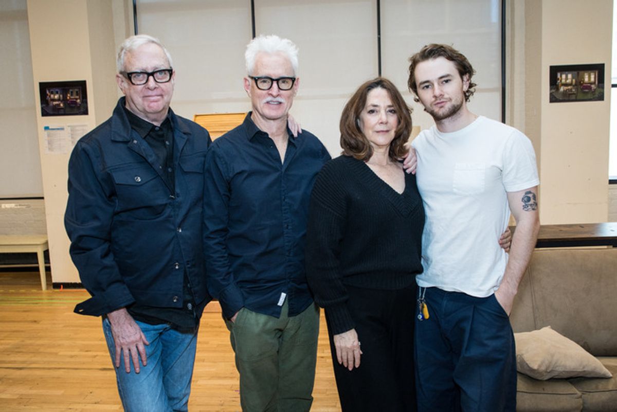 Scott Wittman, John Slattery, Talia Balsam, and Harry Slattery at 